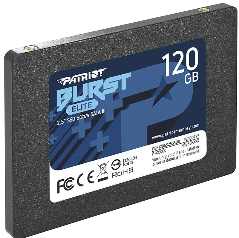 SSD 2.5 120GB PATRIOT Burst Elite (PBE120GS25SSDR) Накопичувачі image 1