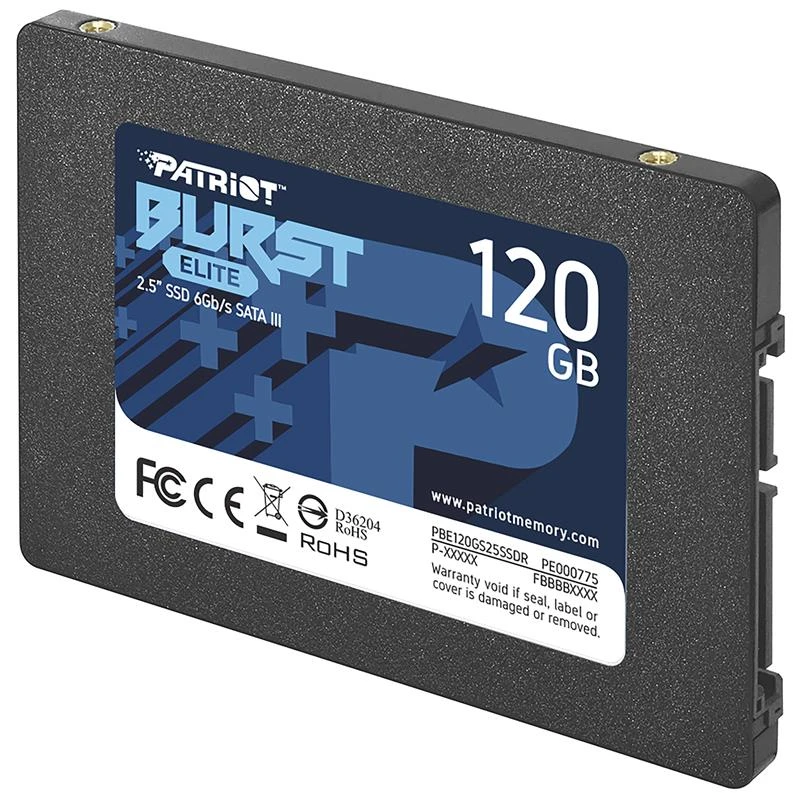 SSD 2.5 120GB PATRIOT Burst Elite (PBE120GS25SSDR) Накопичувачі image 4