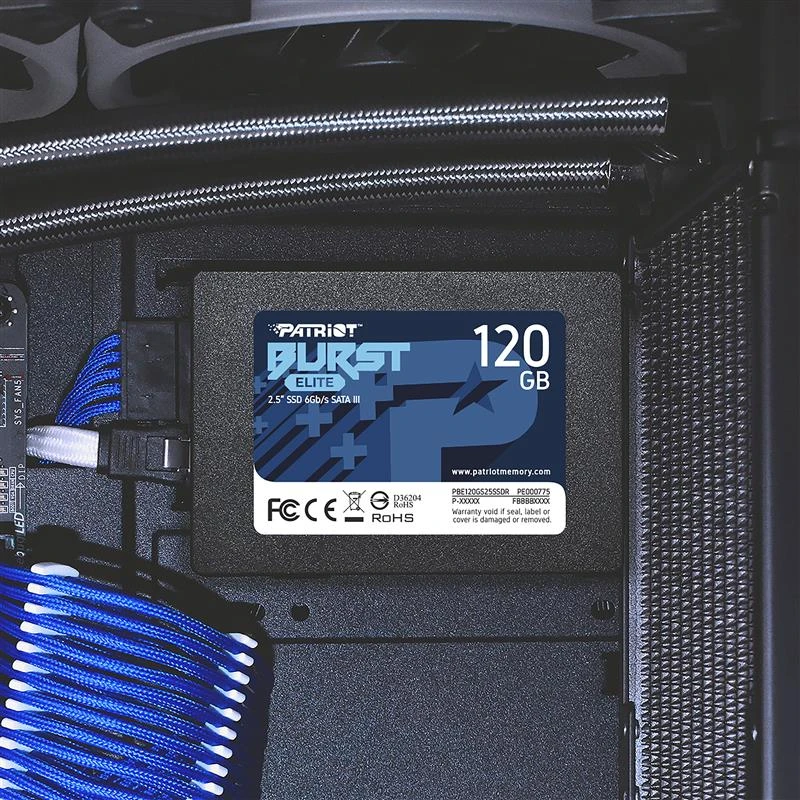SSD 2.5 120GB PATRIOT Burst Elite (PBE120GS25SSDR) Накопичувачі image 3