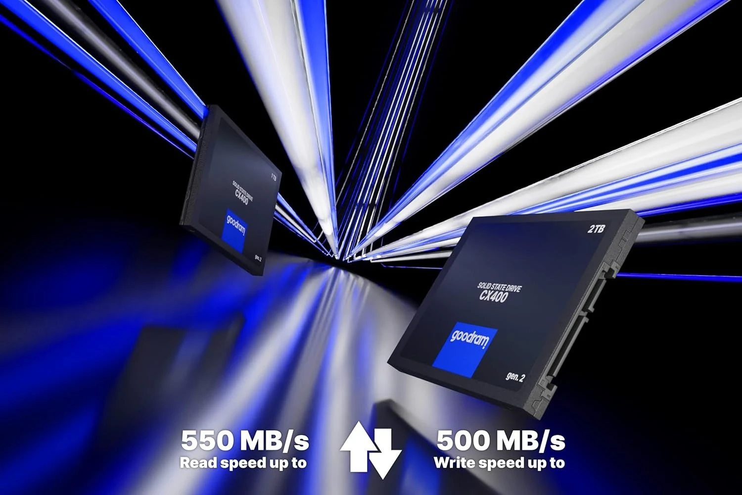 SSD 2.5 128Gb GOODRAM CX400 (SSDPR-CX400-128-G2) Накопичувачі image 2