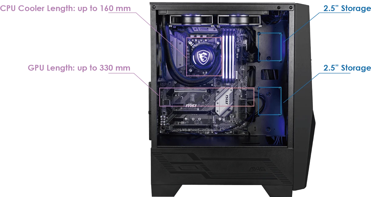 Корпус MSI MAG Forge 100M Корпуси image 3