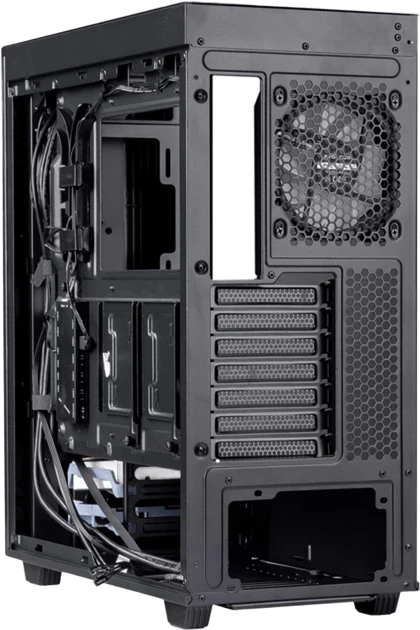 Корпус Prologix E123 Tempered Glass&Mesh Black Корпуси image 2