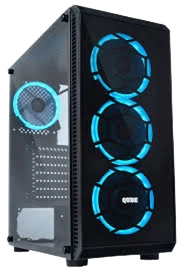 Корпус QUBE Spark-RGB Black (SPARK_FCNU3) Корпуси image 1