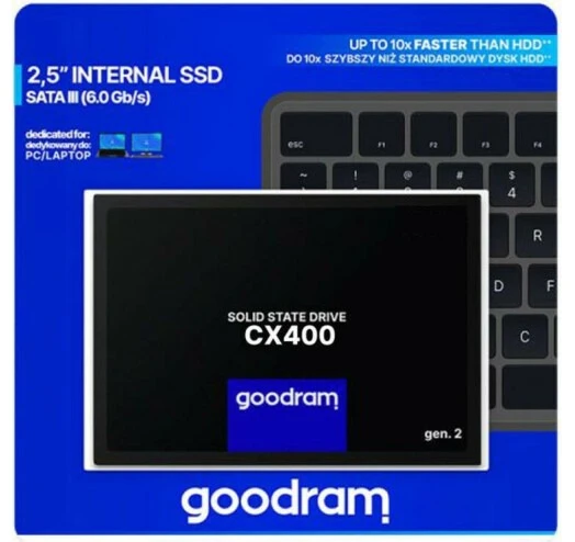 SSD 2.5 256Gb GOODRAM CX400 (SSDPR-CX400-256-G2) Накопичувачі image 4