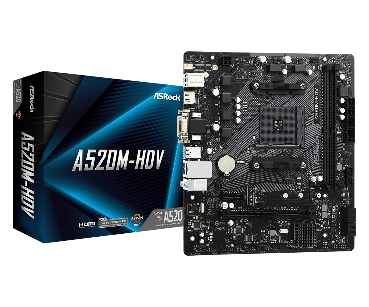 ASRock A520M-HDV Материнські плати image 1