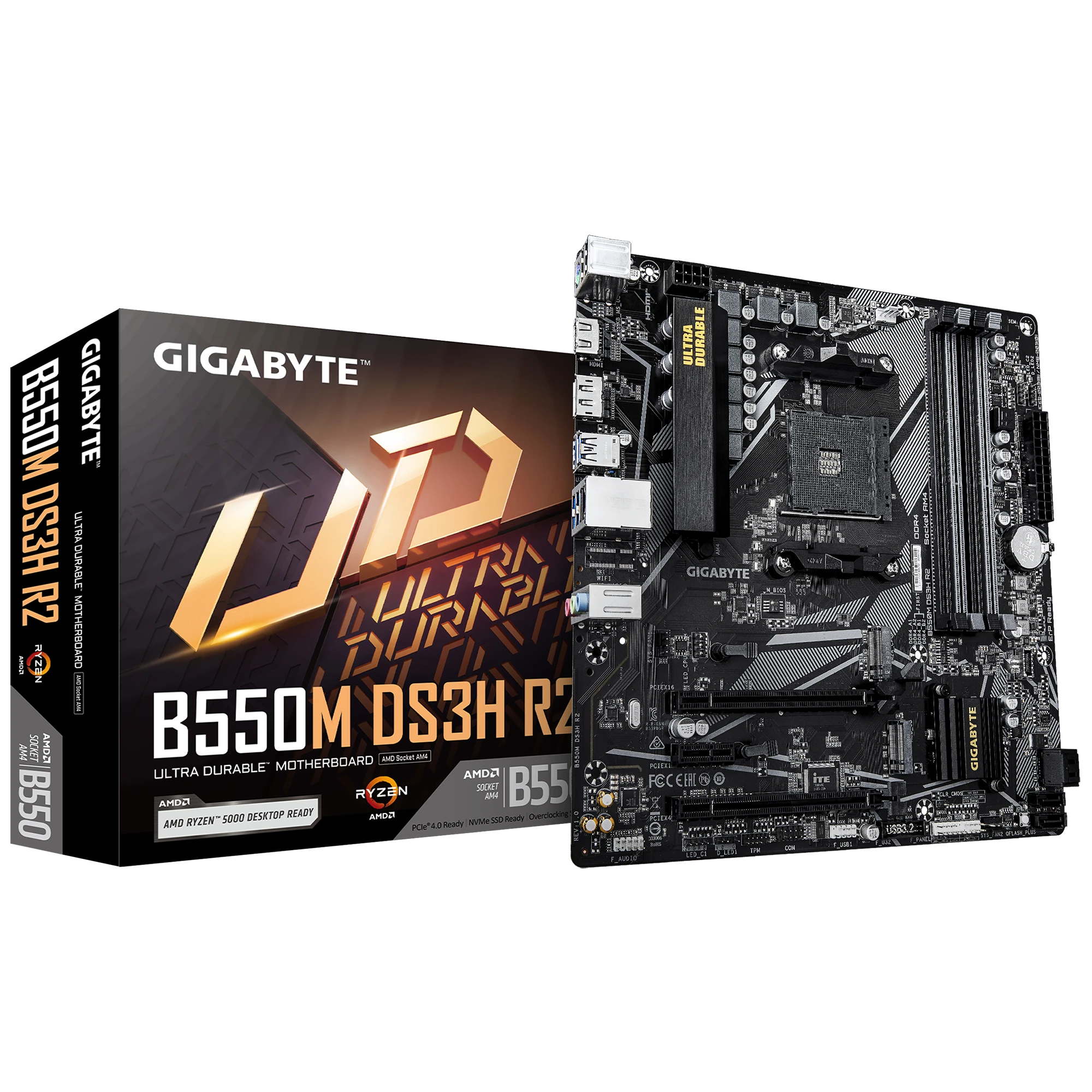 GIGABYTE B550M DS3H R2 Материнські плати image 1
