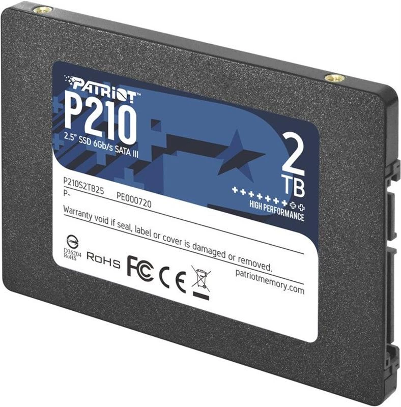 SSD 2.5 2Tb Patriot P210 (P210S2TB25) Накопичувачі image 1