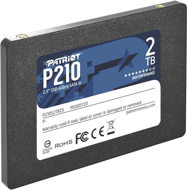 SSD 2.5 2Tb Patriot P210 (P210S2TB25) Накопичувачі image 3
