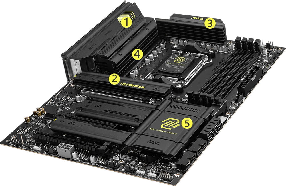 MSI MAG X870 TOMAHAWK WIFI Материнські плати image 4