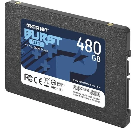 SSD 2.5 480Gb Patriot Burst Elite (PBE480GS25SSDR) Накопичувачі image 4