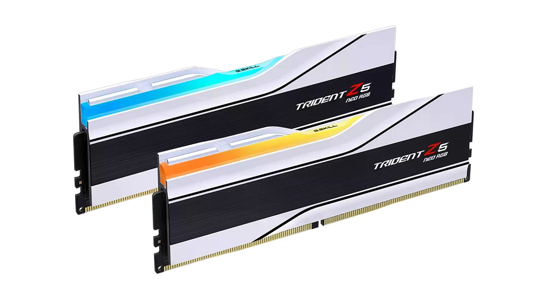 DDR5 64GB (2x32) 6000MHz G.Skill Trident Z5 Neo RGB White (F5-6000J3636F32GX2-TZ5NRW) Оперативна пам'ять image 1