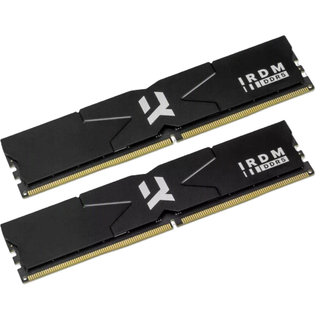 DDR5 64GB (2x32) 6000MHz Goodram IRDM Black (IR-6000D564L30/64GDC) Оперативна пам'ять image 1