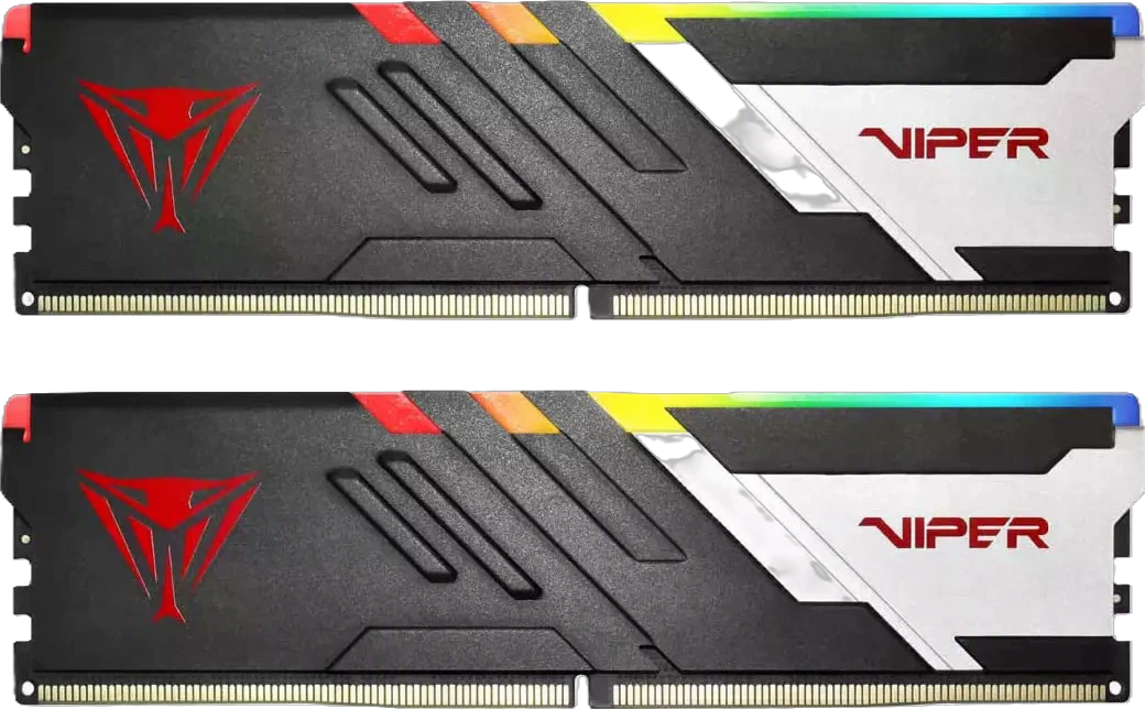 DDR5 64GB (2x32) 6000MHz Patriot Viper Venom RGB (PVVR564G600C36K) Оперативна пам'ять image 1