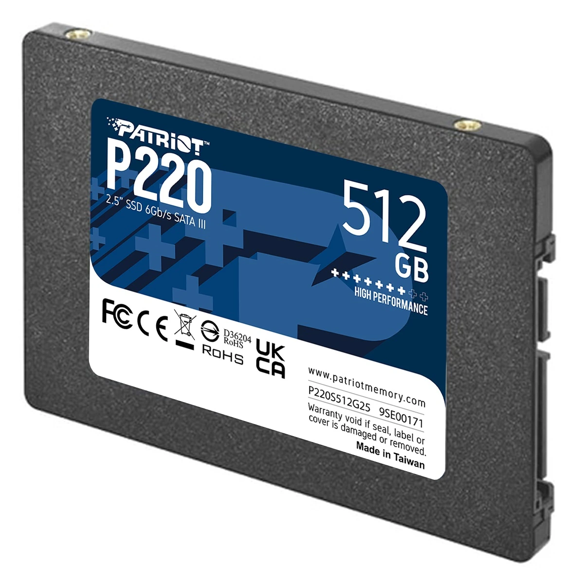SSD 2.5 512Gb Patriot P220 (P220S512G25) Накопичувачі image 2