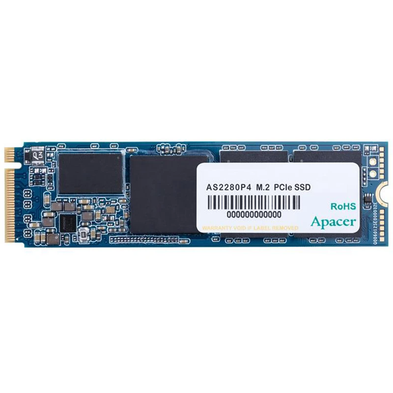 M.2 NVMe 512GB Apacer AS2280P4 (AP512GAS2280P4-1) Накопичувачі image 1