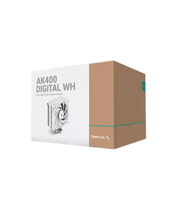 Повітряне охолодження DeepCool AK400 Digital White (R-AK400-WHADMN-G) Охолодження image 1
