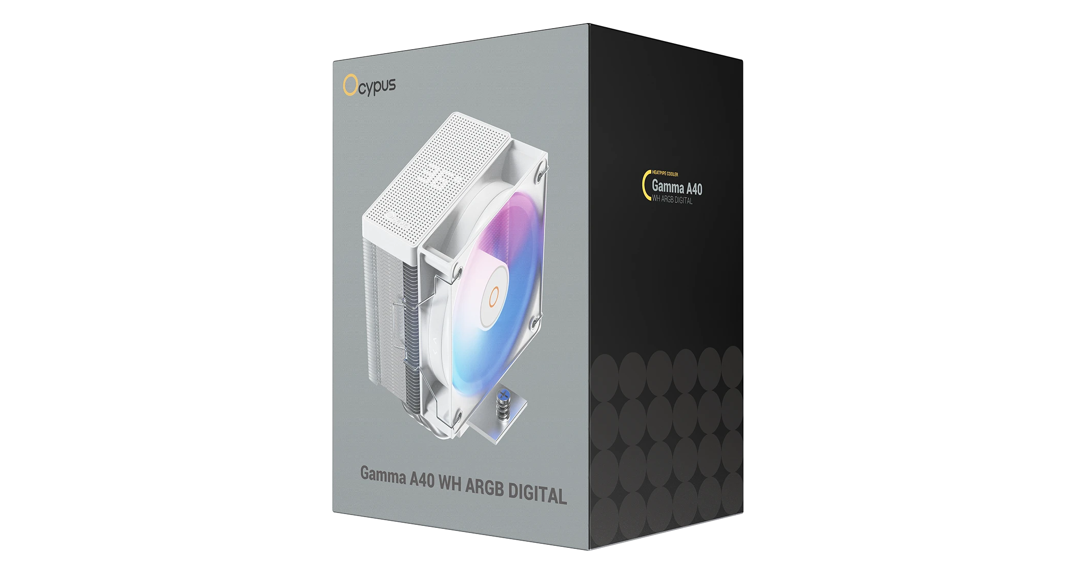 Повітряне охолодження Ocypus GAMMA A40 WH ARGB (GAMMA-A40-WH1AAWN00X-GL) Охолодження image 2
