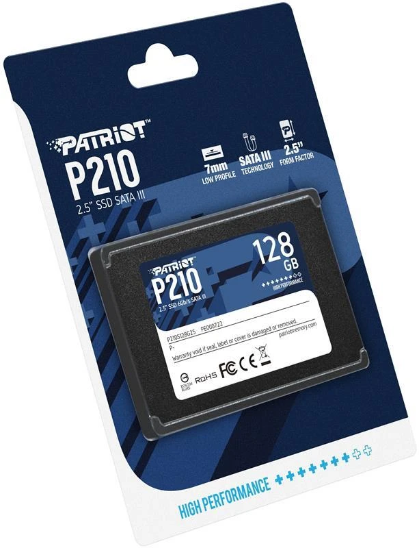 SSD 2.5 128GB PATRIOT P210  (P210S128G25) Накопичувачі image 3