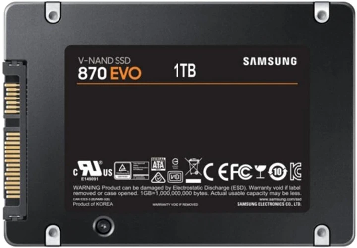 SSD 2.5 1TB Samsung 870 Evo (MZ-77E1T0B/EU) Накопичувачі image 4