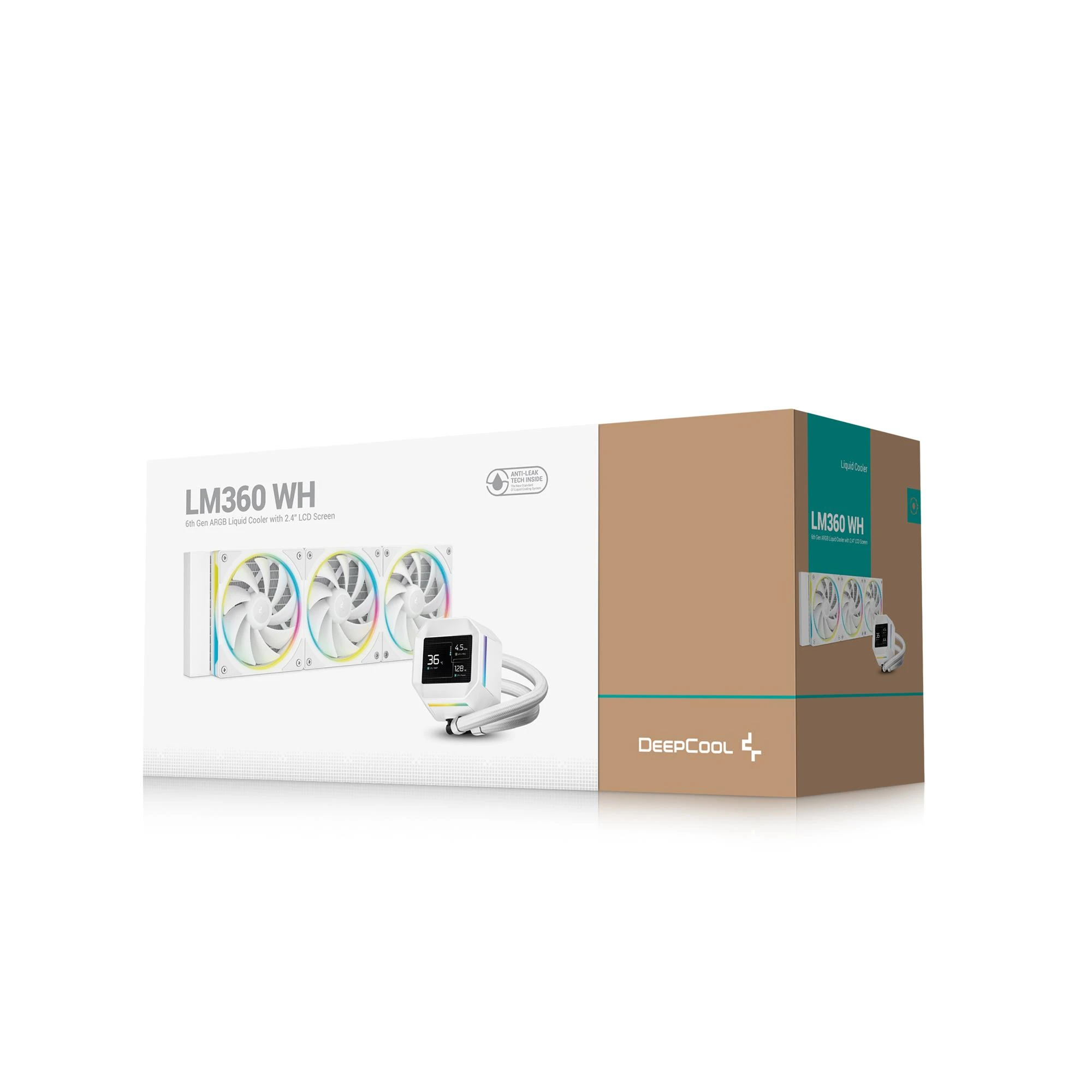 Водяне охолодження DeepCool LM360 WH (R-LM360-WHDMMC-1) Охолодження image 3
