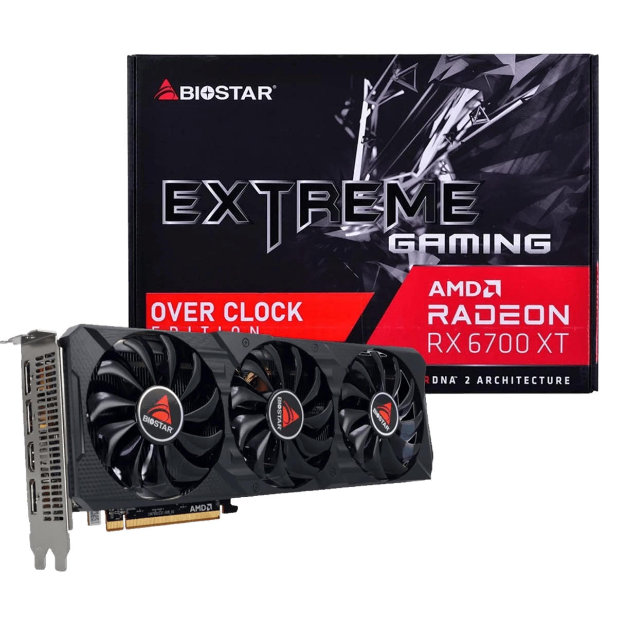 AMD Radeon Biostar RX 6700 XT OC 12GB GDDR6 (VA67S6TML9) Відеокарти image 1