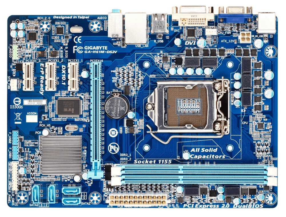 GIGABYTE GA-H61M-DS2V Материнські плати image 2