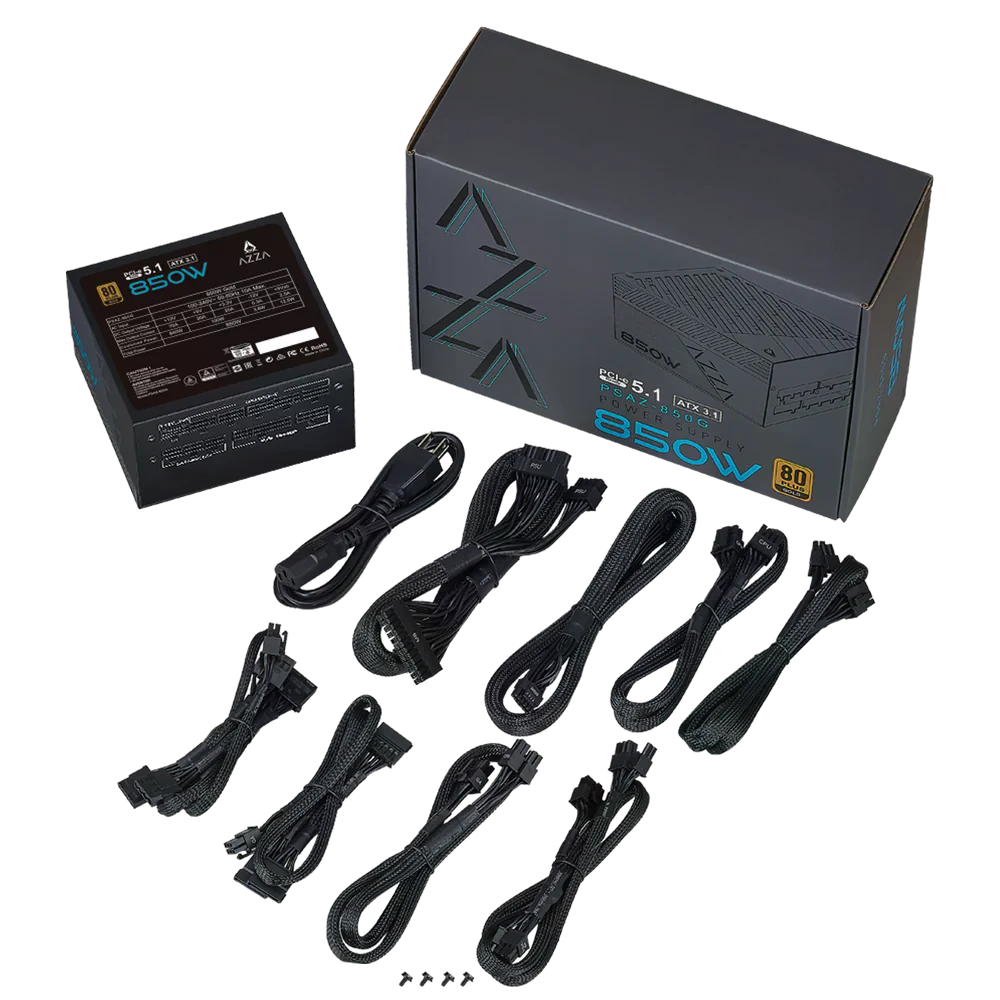 Блок живлення AZZA PSAZ-850G (ATX3.1) Блоки живлення image 2