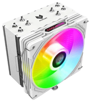 Повітряне охолодження Coolmoon Aosor AS400 WHITE (AS400) Охолодження image 1