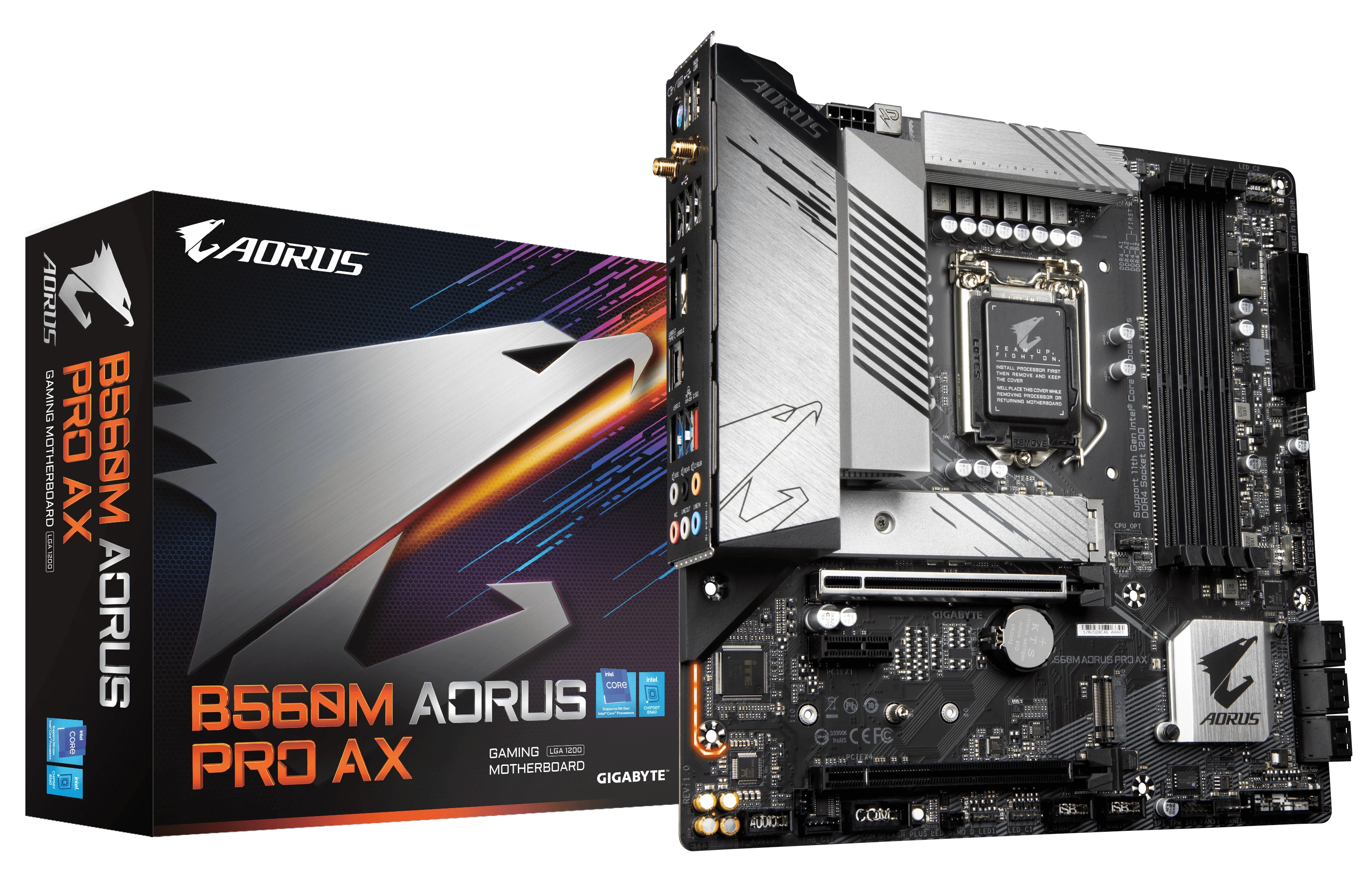 Gigabyte B560M AORUS PRO AX Материнські плати image 1