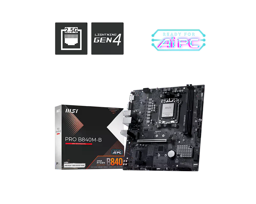 MSI PRO B840M-B Материнські плати image 1