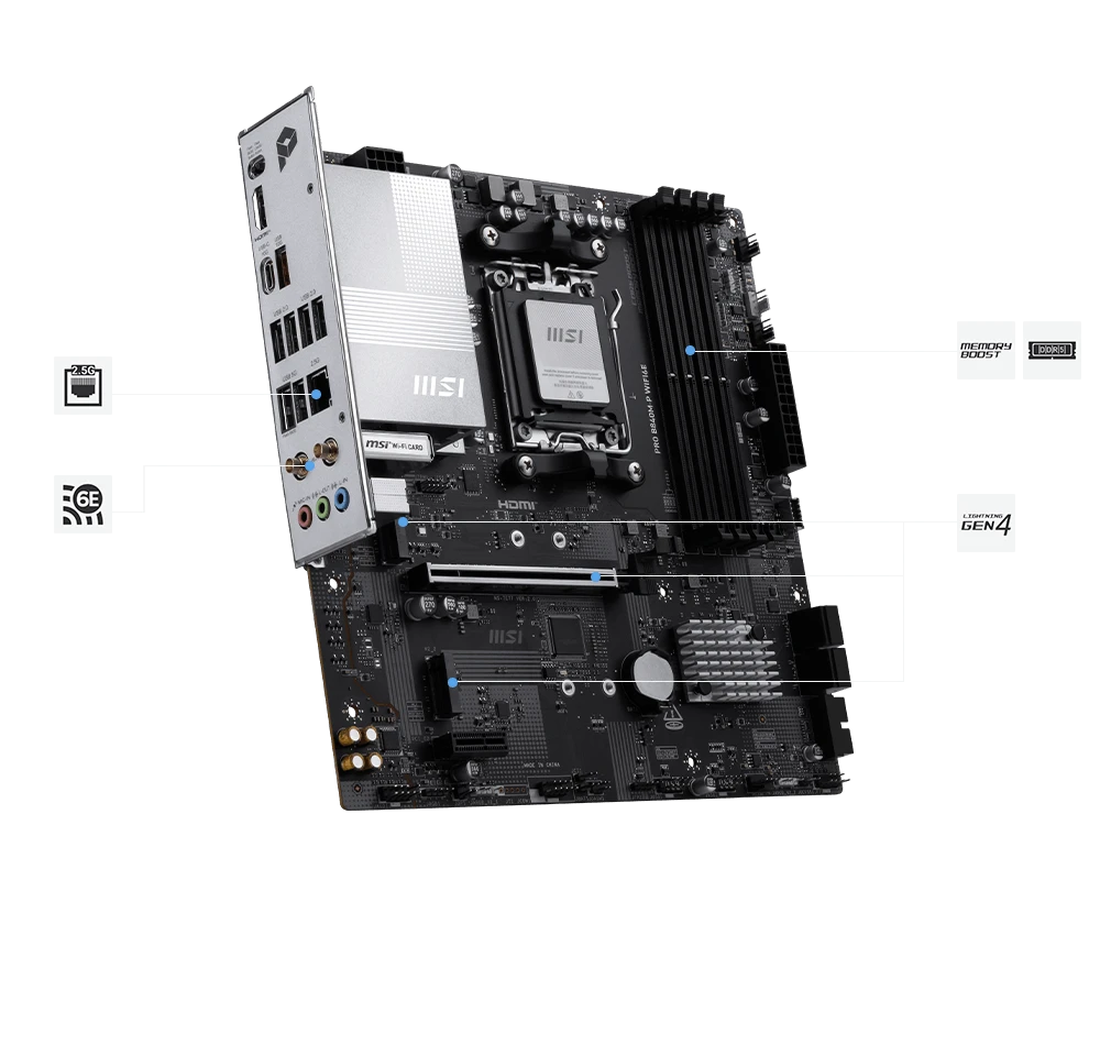 MSI PRO B840M-B Материнські плати image 5
