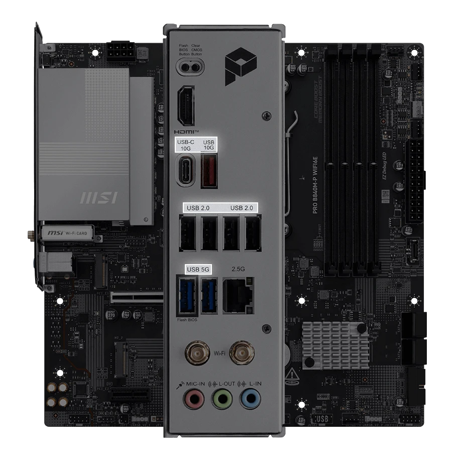 MSI PRO B840M-B Материнські плати image 4