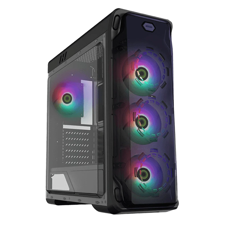 Корпус GAMEMAX StarLight B-FRGB Black Корпуси image 1