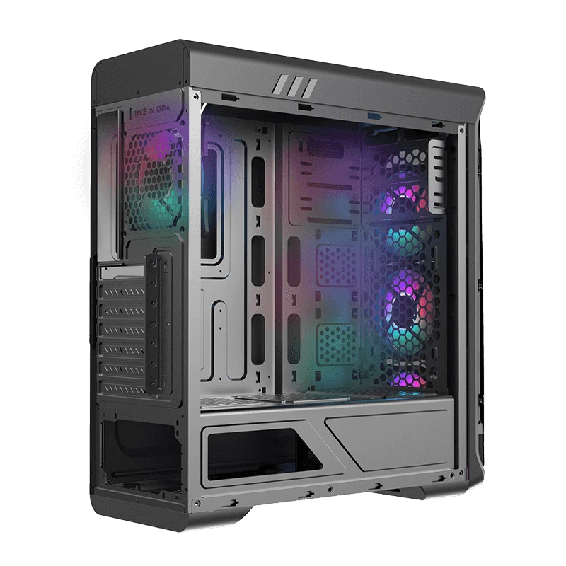 Корпус GAMEMAX StarLight B-FRGB Black Корпуси image 4