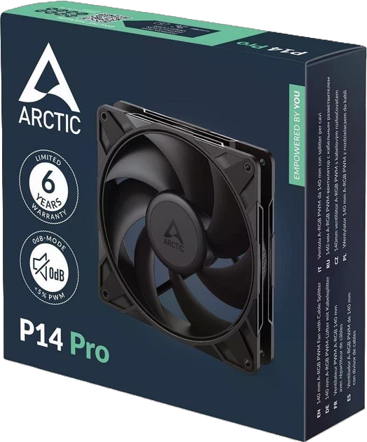 Вентилятор Arctic P14 Pro (ACFAN00313A) Вентилятори image 1