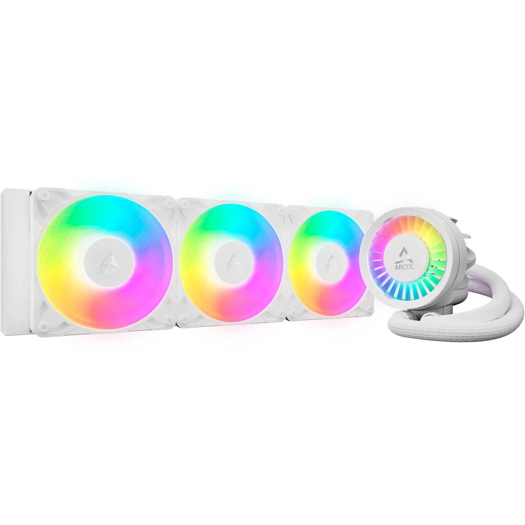 Водяне охолодження Arctic Liquid Freezer III Pro 360 A-RGB White (ACFRE00188A) Охолодження image 1