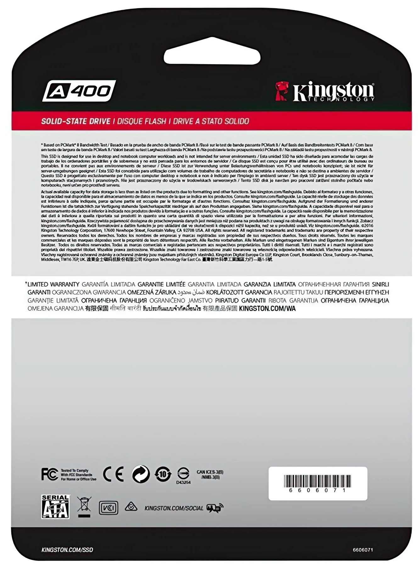 SSD 2.5 480Gb Kingston A400 (SA400S37/480G) Накопичувачі image 3