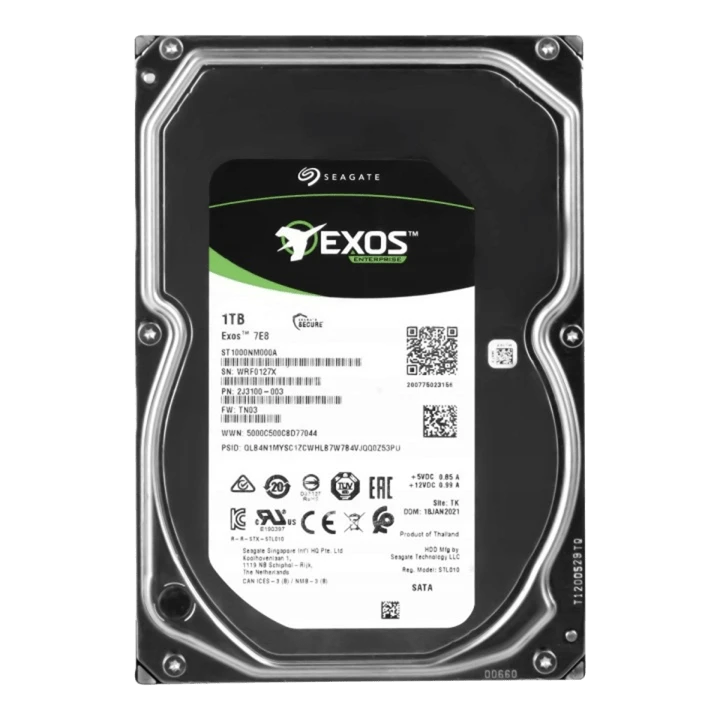 HDD 3.5 1Tb Seagate Exos 7E8 1 TB (ST1000NM000A) Накопичувачі image 1