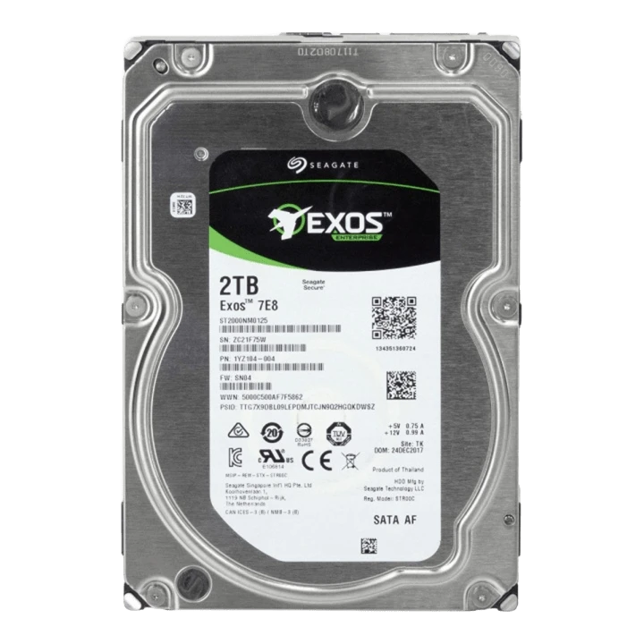 HDD 3.5 2TB Seagate Exos 7E8 (ST2000NM0125) Накопичувачі image 1
