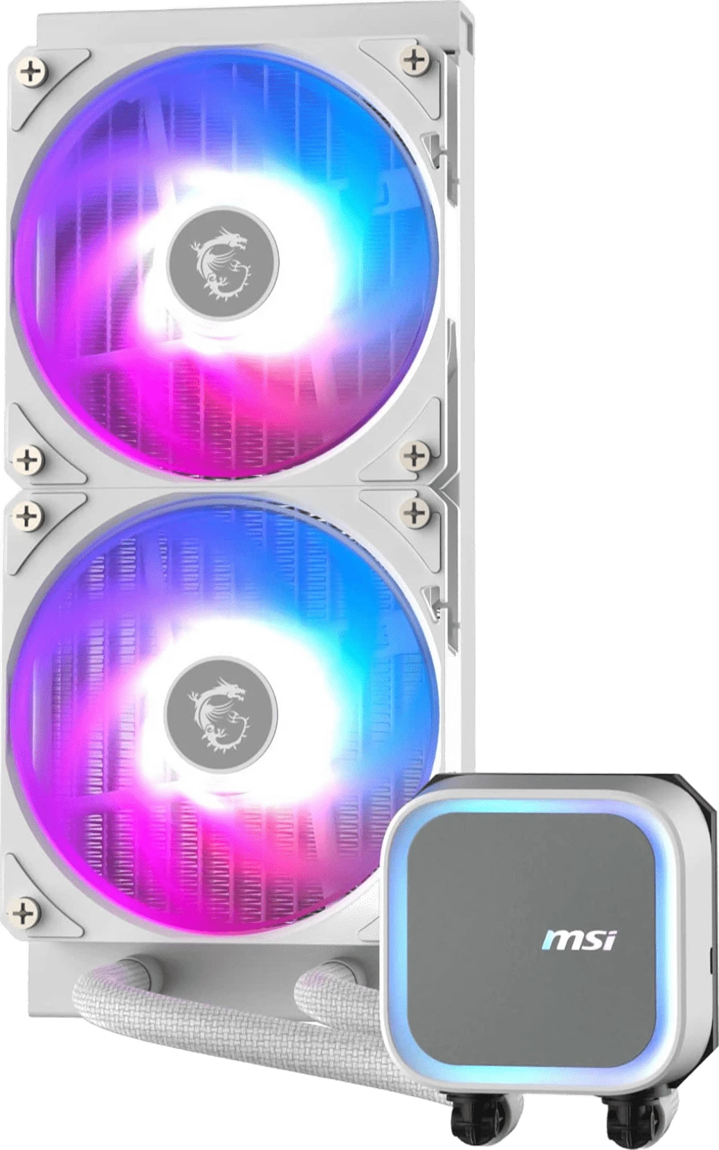 Водяне охолодження MSI MAG CoreLiquid A13 240 White image №4