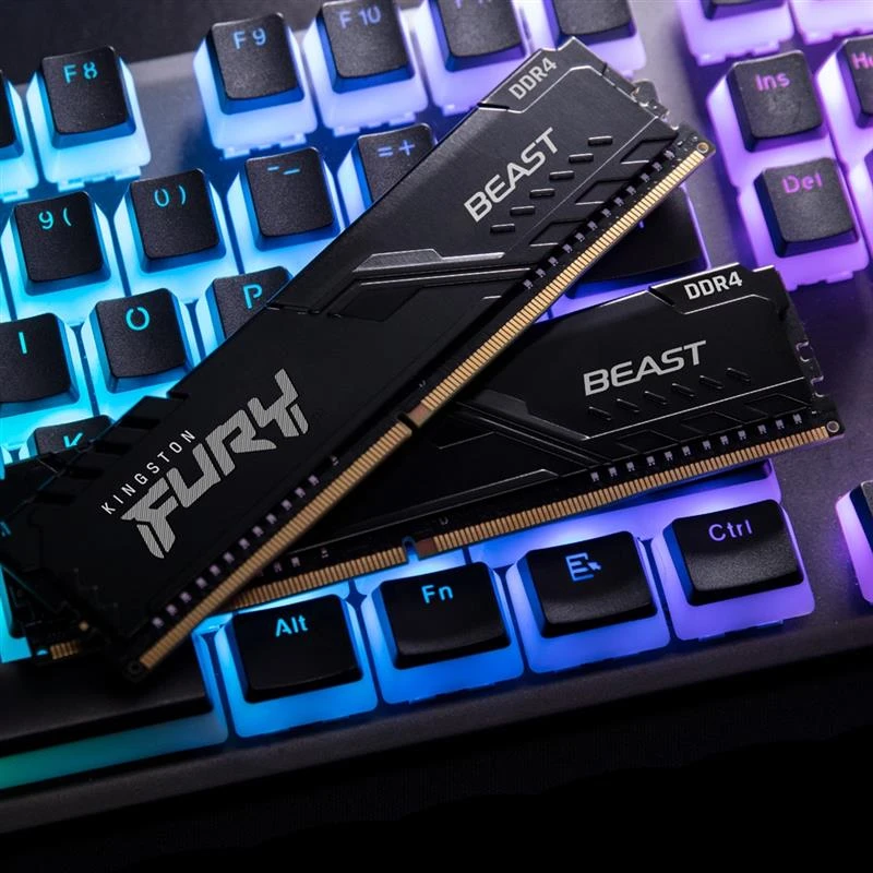 DDR4 32Gb (2x16) 3200MHz Kingston FURY Beast Black (KF432C16BB1K2/32) Оперативна пам'ять image 4
