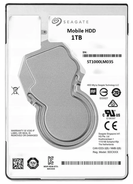 HDD 2.5 1TB Seagate(ST1000LM035) Накопичувачі image 1