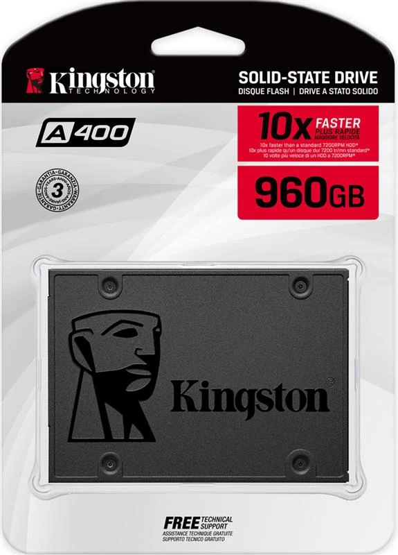 SSD 2.5 960Gb Kingston A400 (SA400S37/960G) Накопичувачі image 3