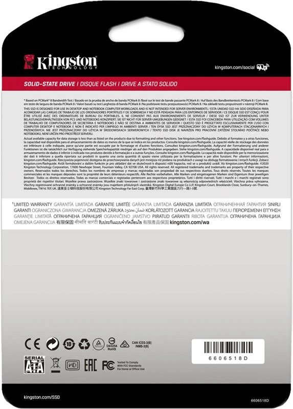 SSD 2.5 960Gb Kingston A400 (SA400S37/960G) Накопичувачі image 4
