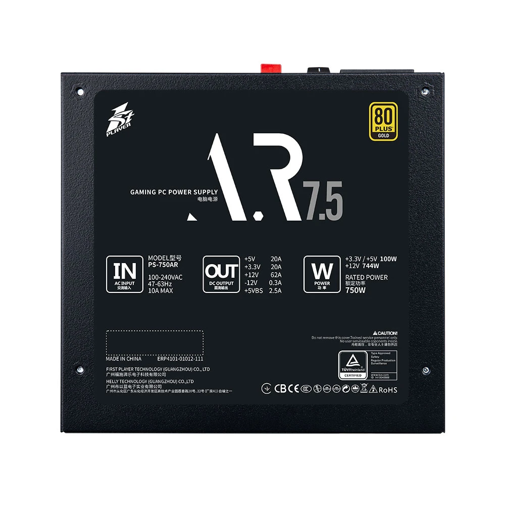 Блок живлення 1stPlayer PS-750AR 750W (AR-GLD-750-BK-EU) Блоки живлення image 2