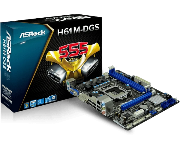 ASRock H61M-DGS Материнські плати image 1