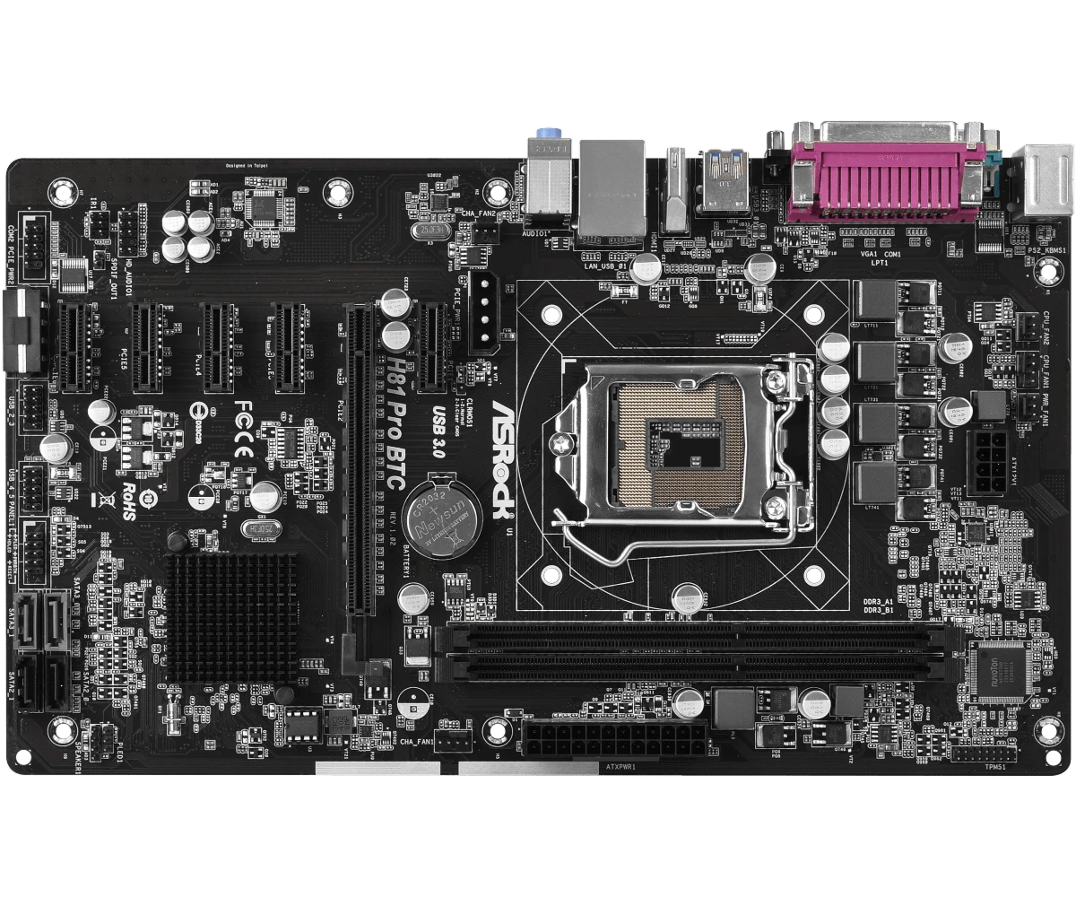 ASRock H81 Pro BTC R2.0 Материнські плати image 5