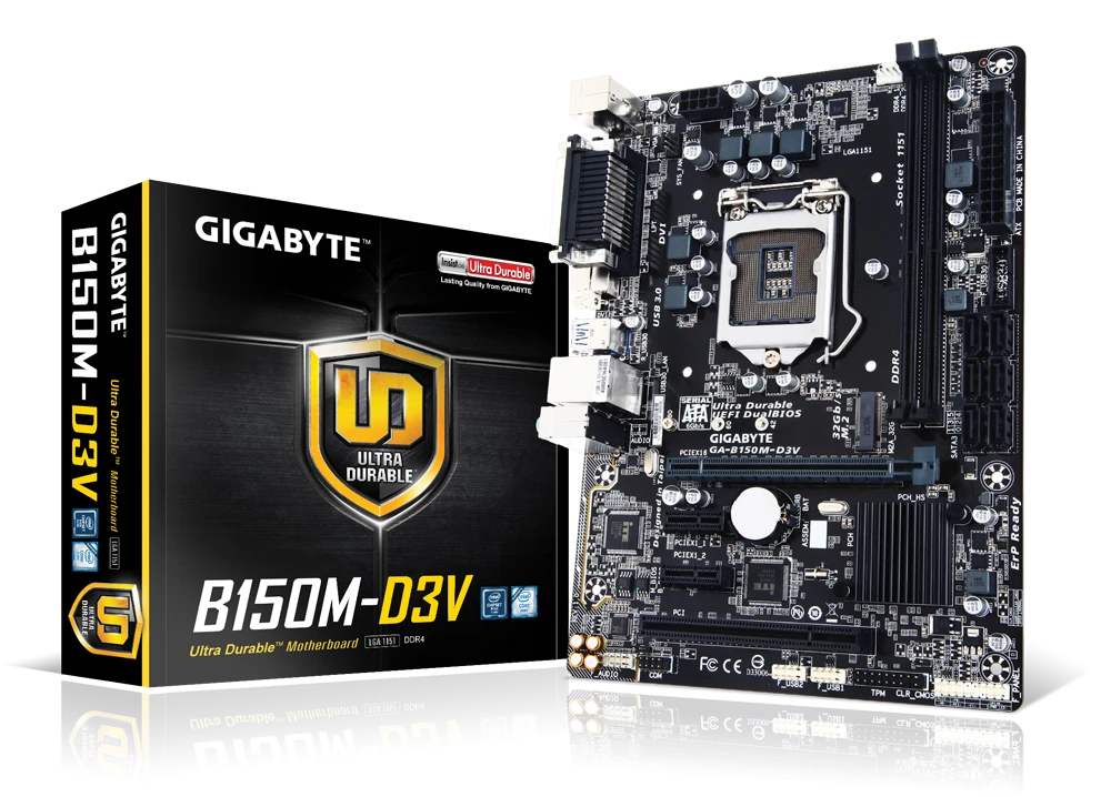 Gigabyte GA-B150M-D3V Материнські плати image 1