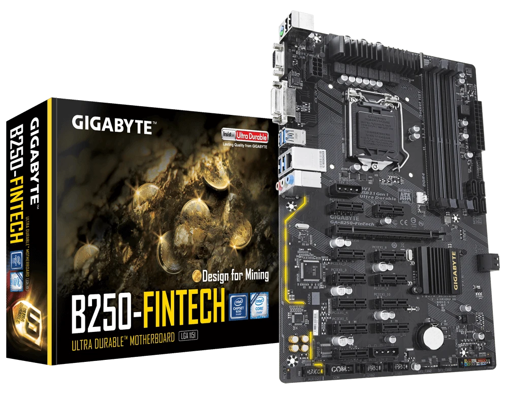GIGABYTE GA-B250-FinTech (GA-B250-FinTech) Материнські плати image 1