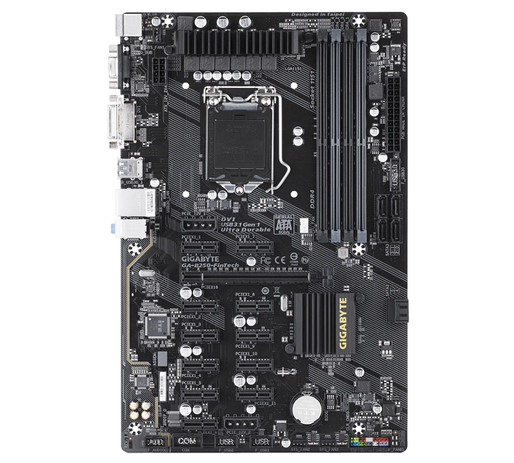 GIGABYTE GA-B250-FinTech (GA-B250-FinTech) Материнські плати image 3